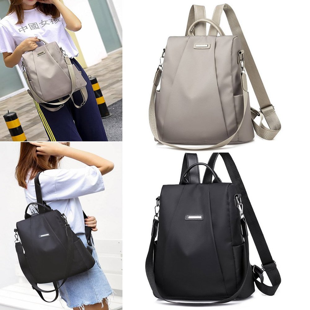 Women Waterproof Oxford Travel Backpack Anti-theft